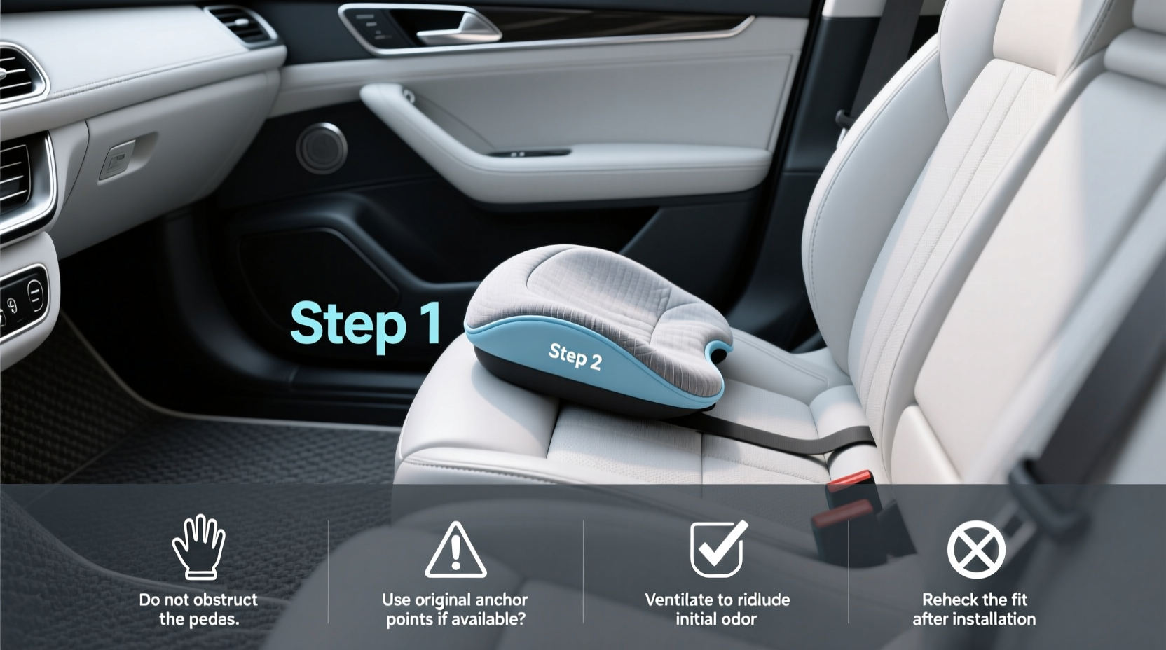 child car seat booster cushion