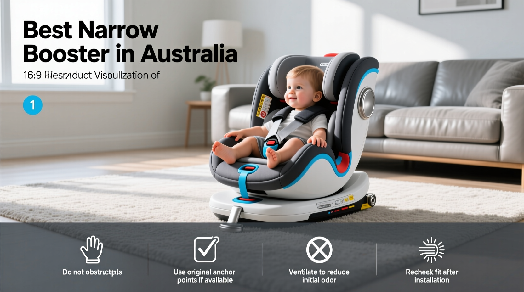 best narrow booster seat australia
