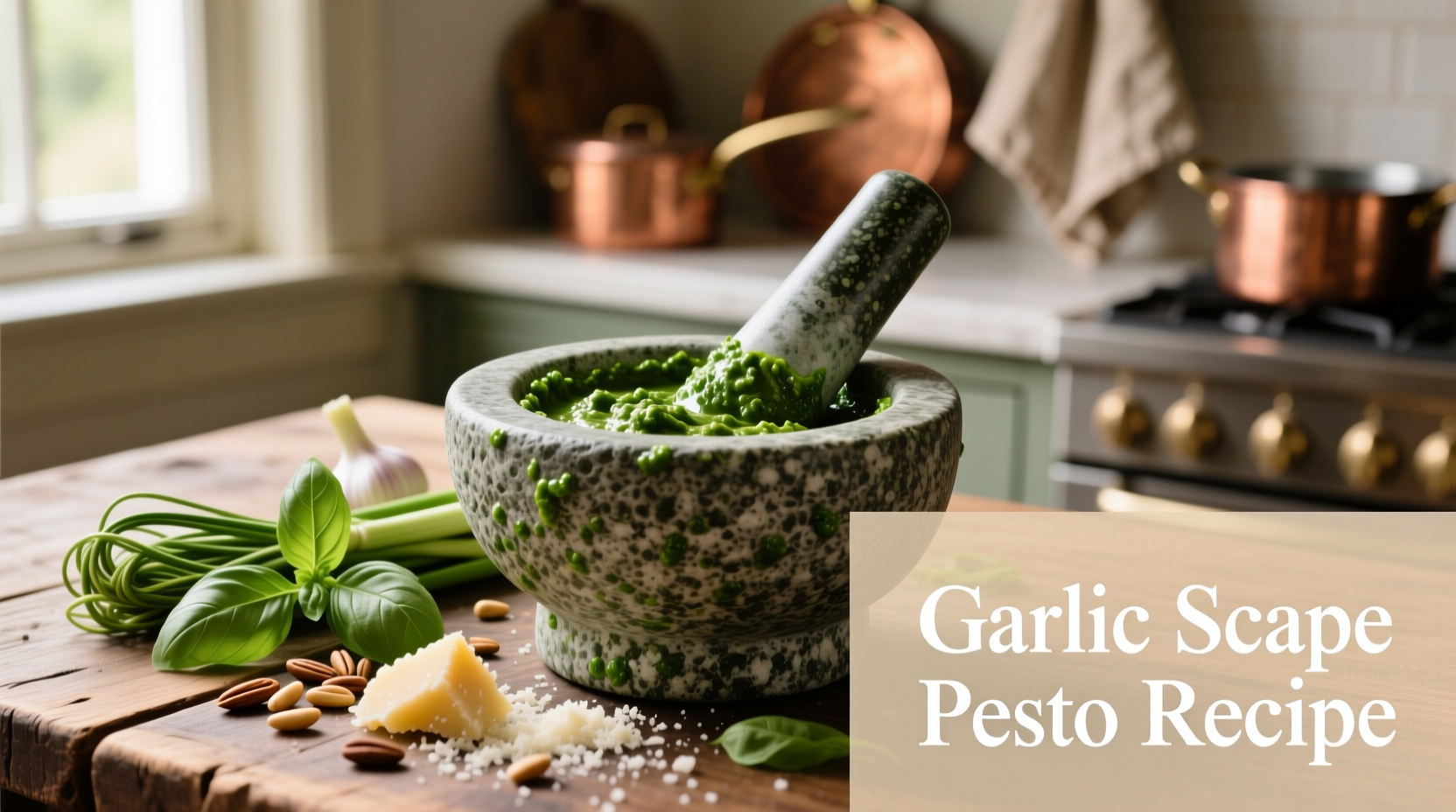 garlic scape pesto recipes