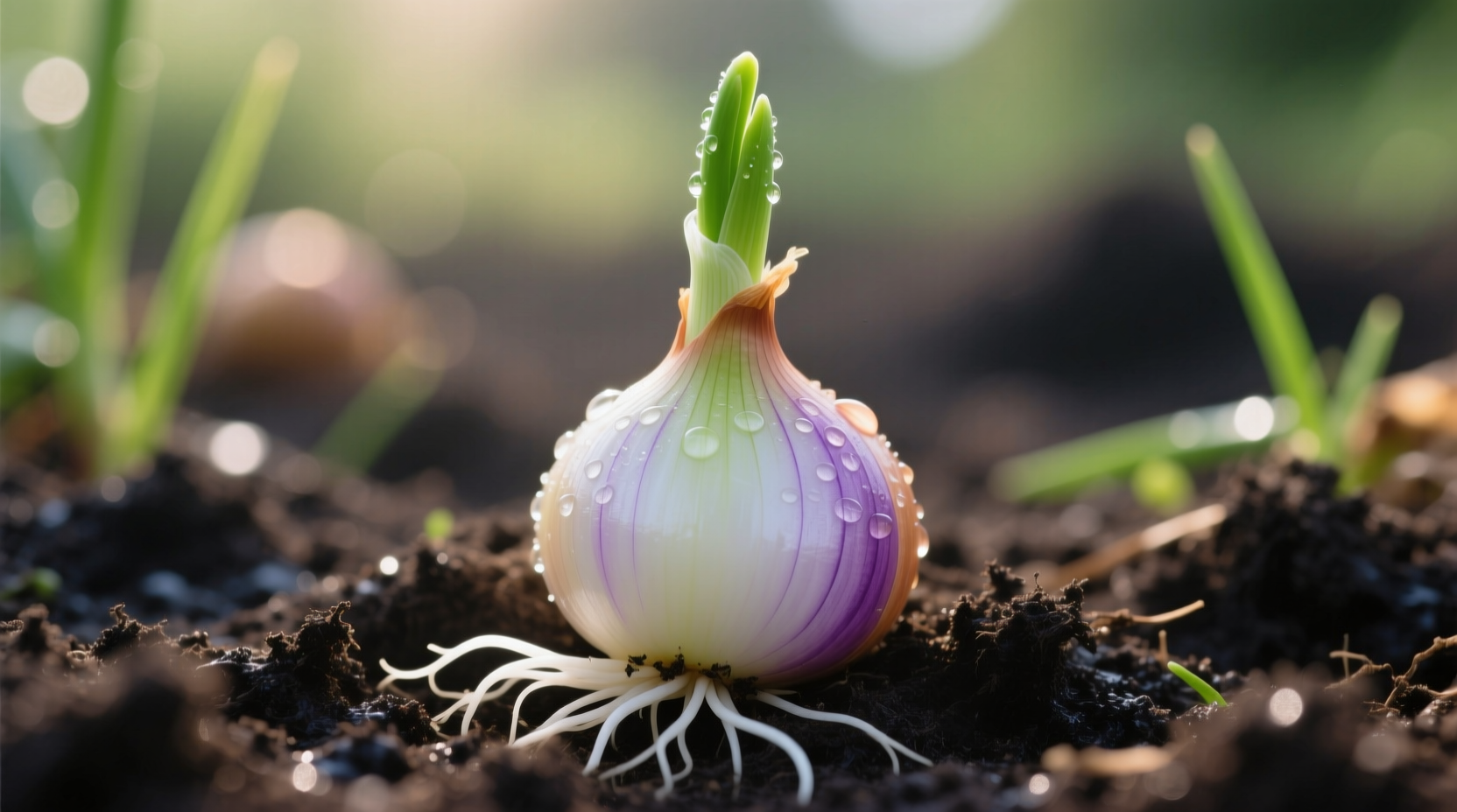 onion growing