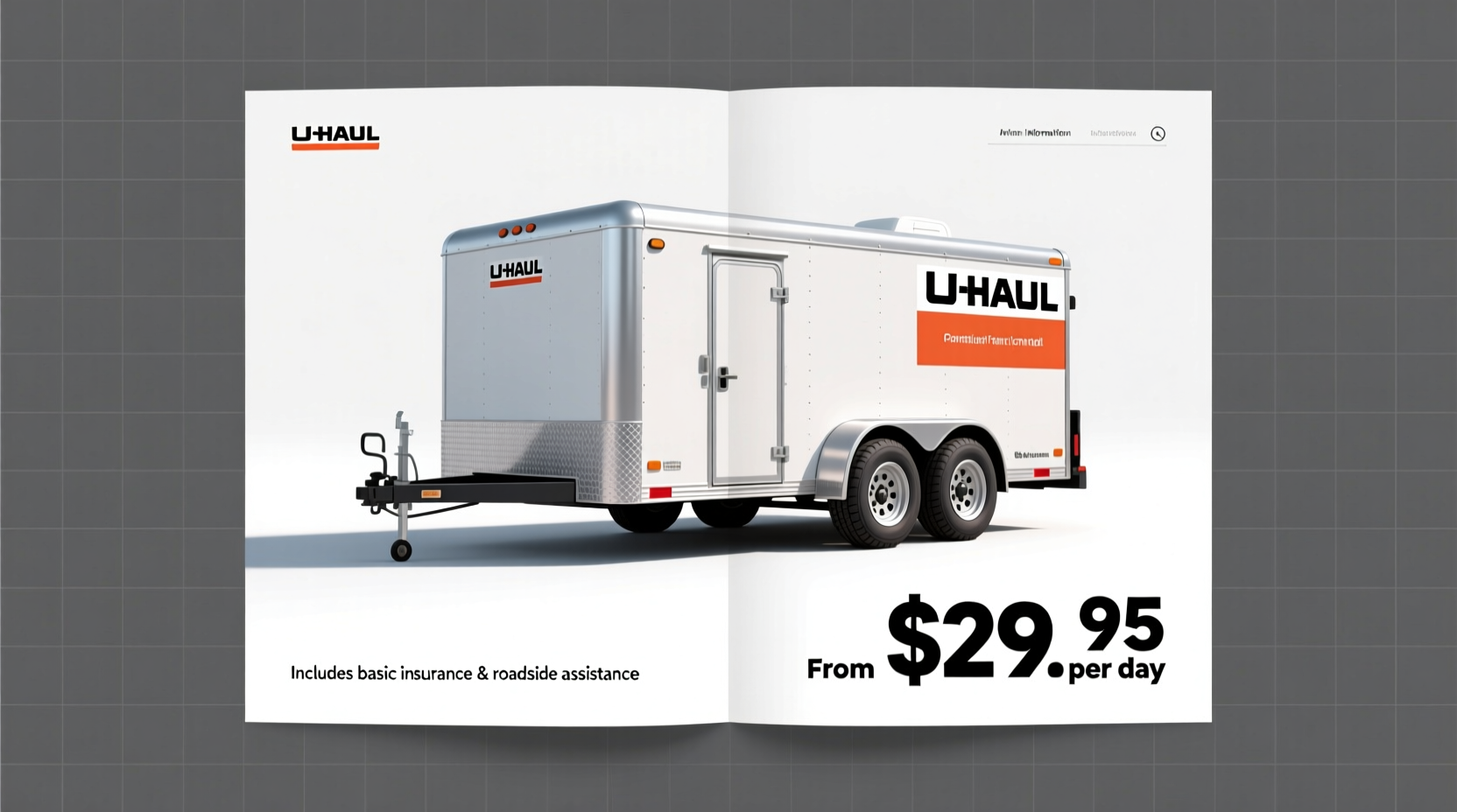 how much is a uhaul car trailer