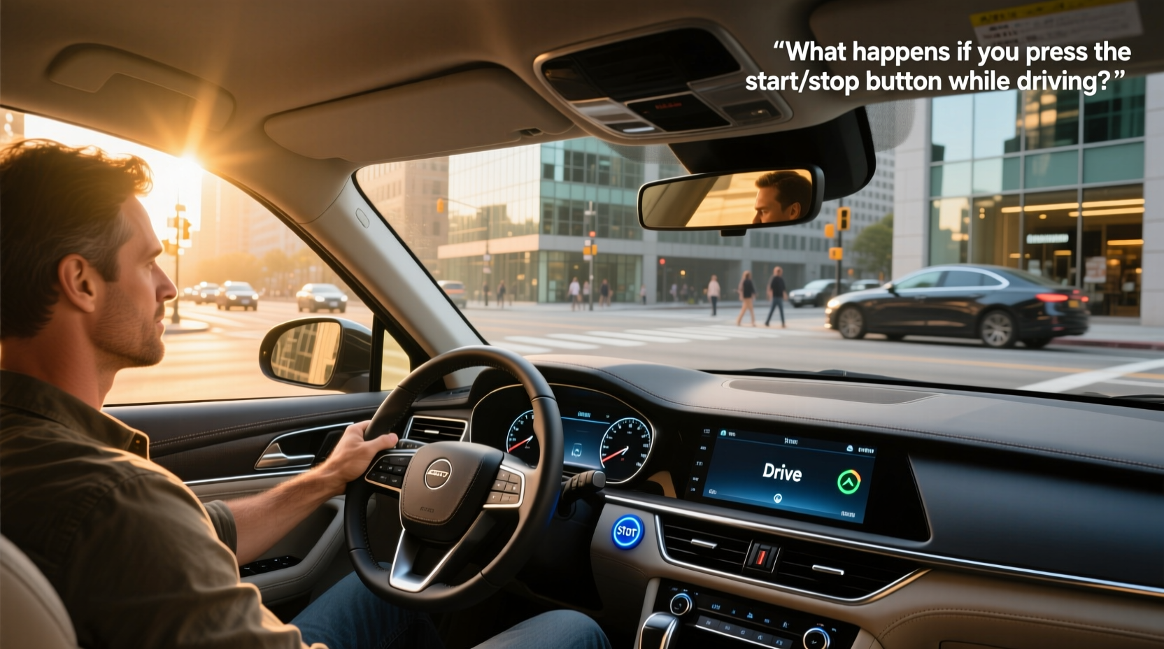 How to Choose Start Stop Button, What Happens If Pressed While Driving?