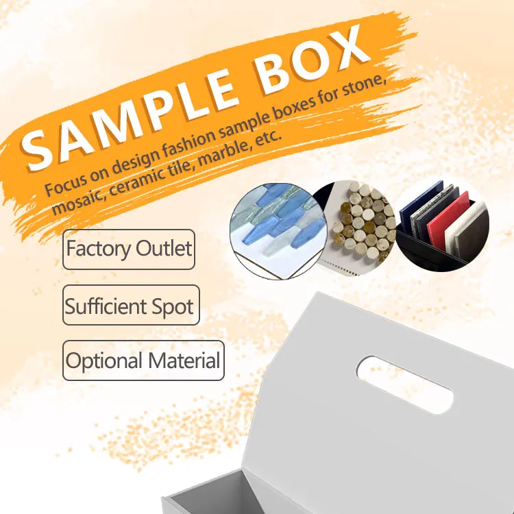 Eyeglass Portable Table Suitcase Embossed Carry  Edc Hardware Sample Storage Tumbled Stone Display Case