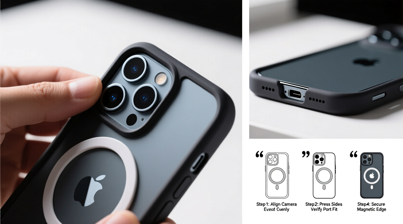 step by step guide to installing an iphone 15 pro case safely and securely