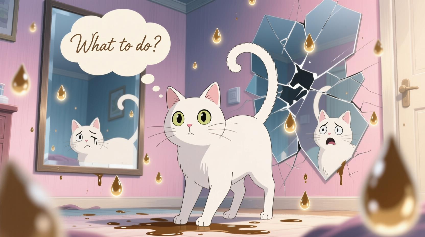 cat peeing everywhere suddenly reasons what to do