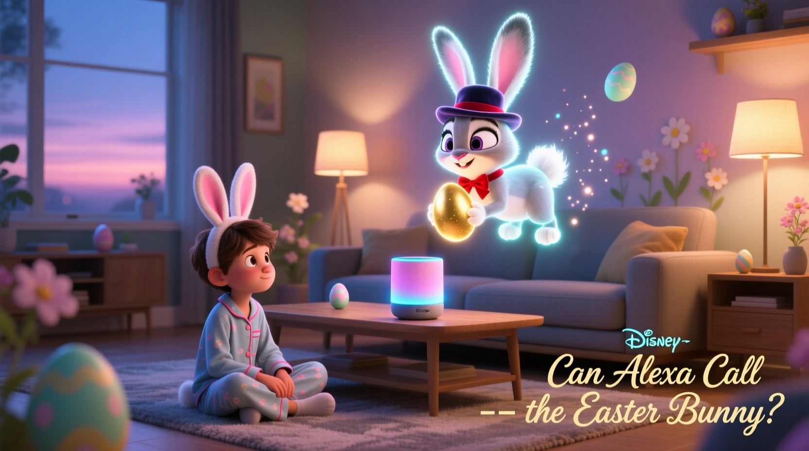 can alexa call the easter bunny