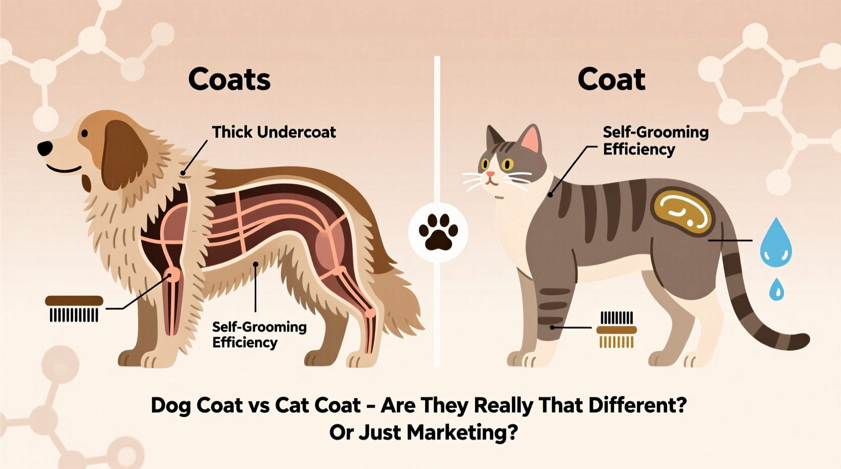 dog coat vs cat coat are they really that different or is it just marketing