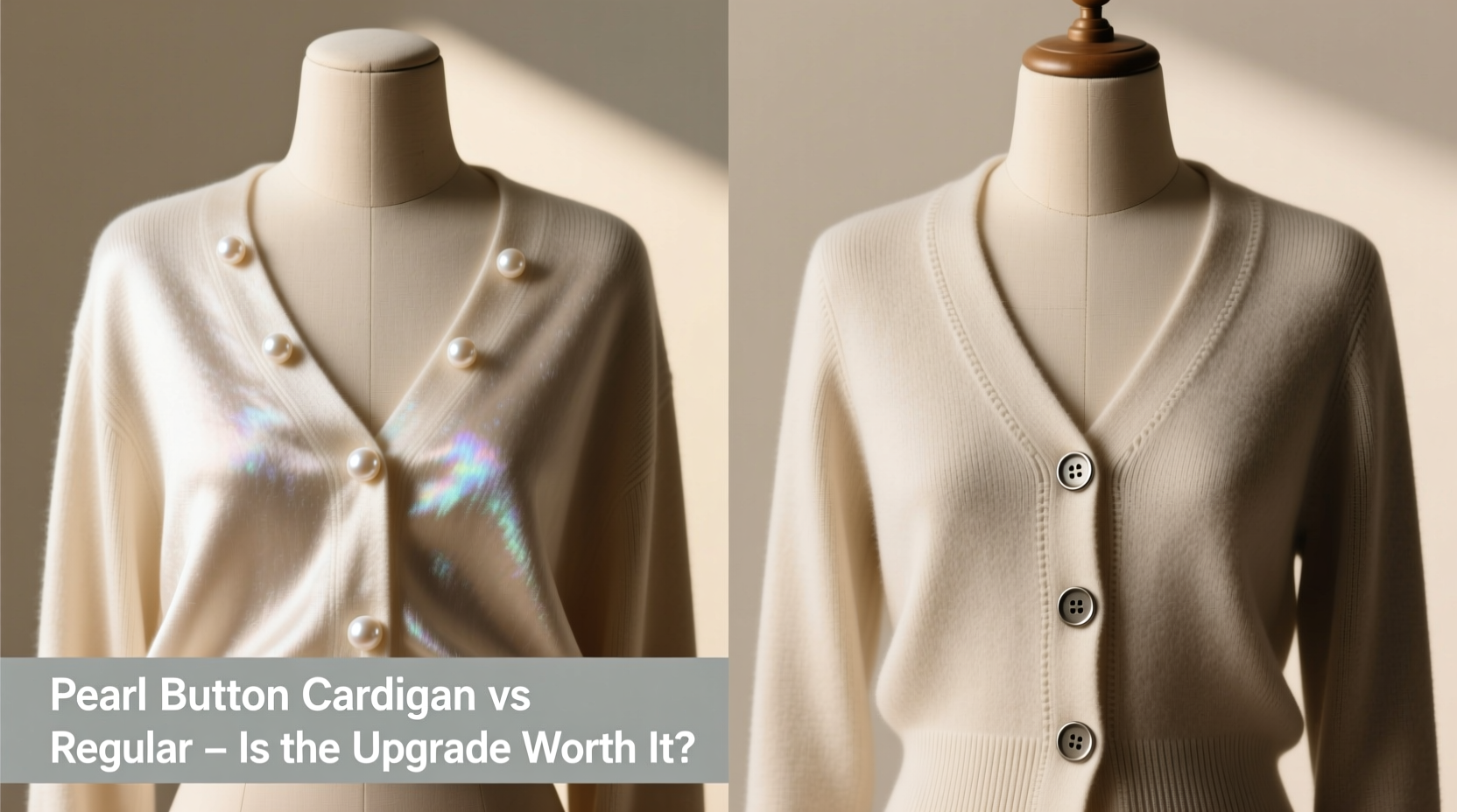 pearl button cardigan vs regular is the upgrade worth it
