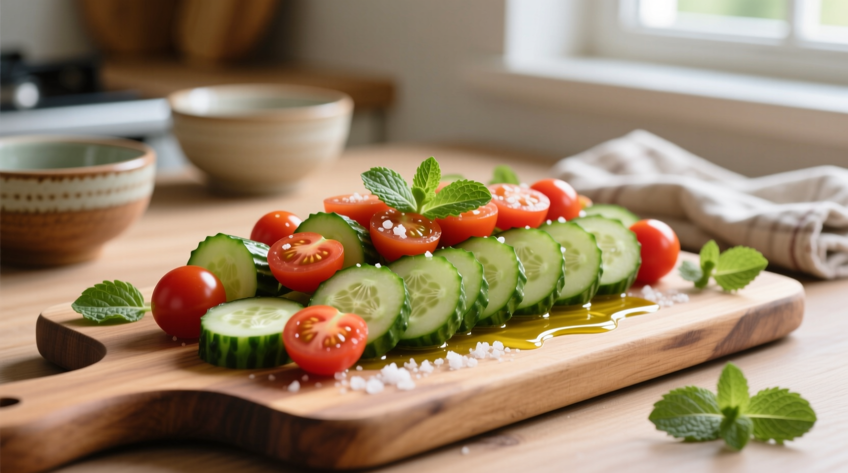 Easy Cucumber Tomato Salad Recipe Ready in 15 Minutes
