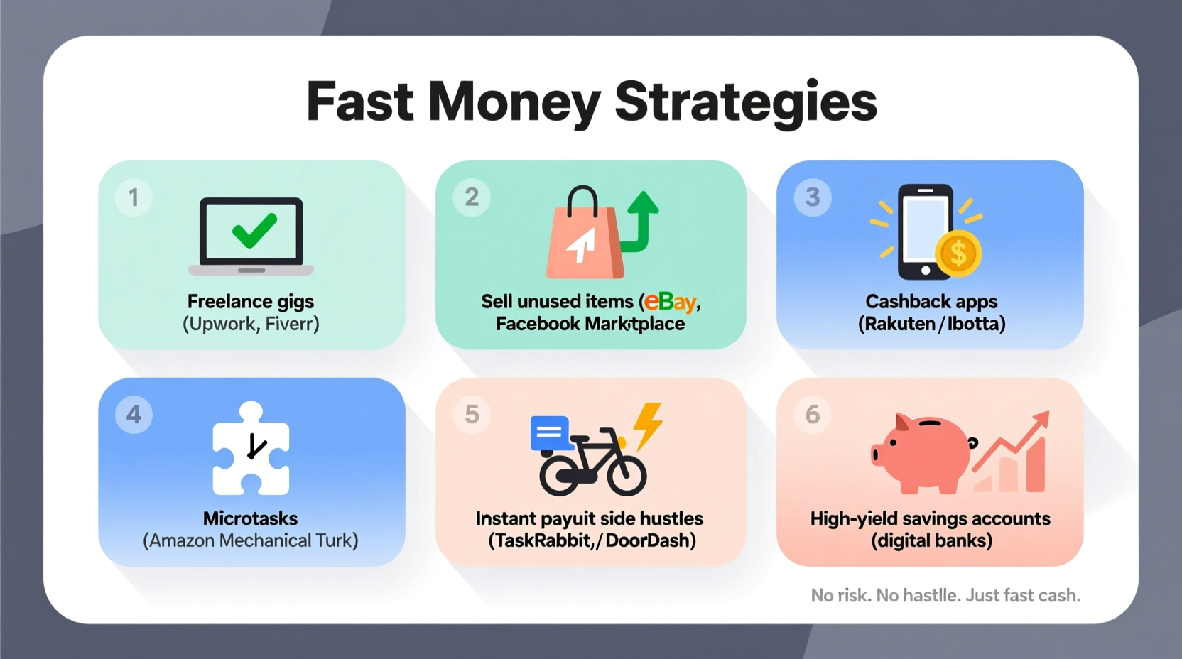 effective strategies to get fast money now without risk or hassle