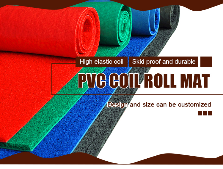 Hot sale new design costom size pvc AA quality large outdoor coil roll mat(图1)