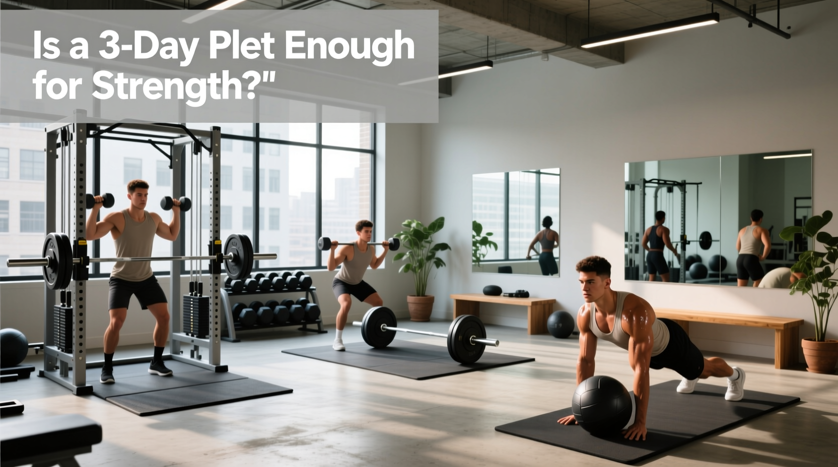 3 day strength split enough for gains 