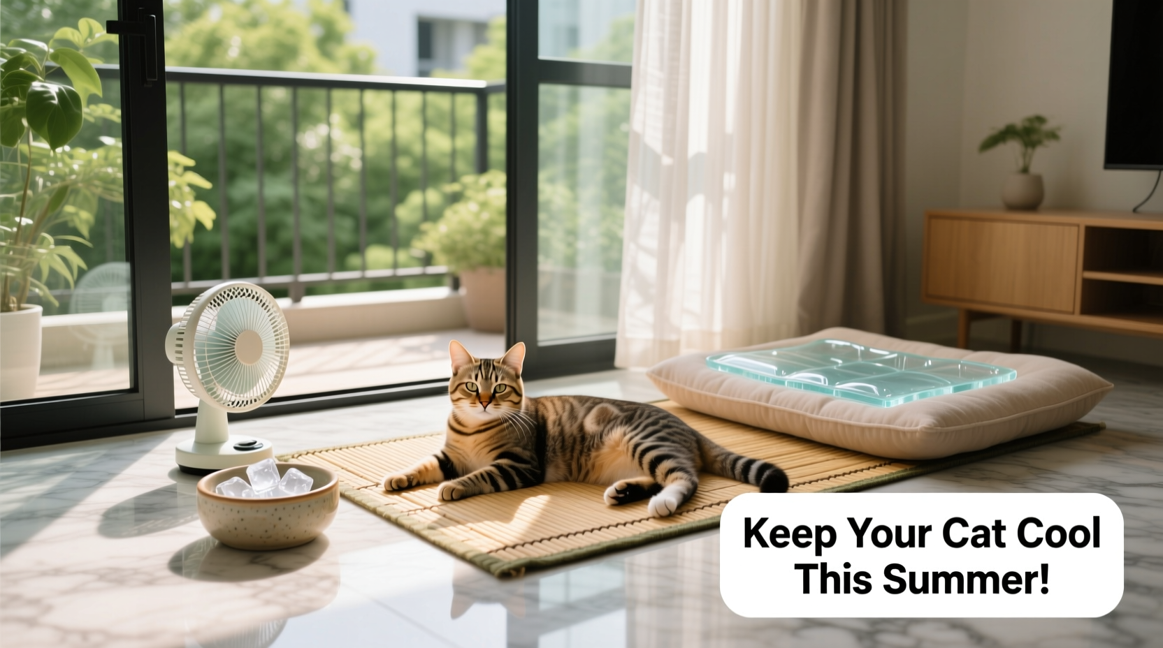effective and easy ways to keep your cat cool and comfortable indoors all summer