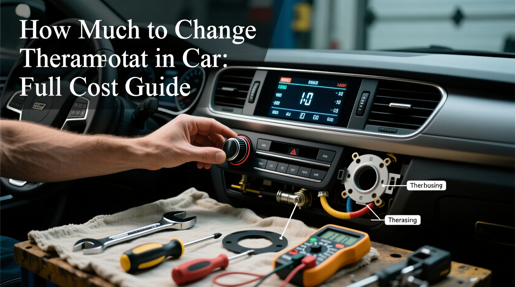 how much to change thermostat in car