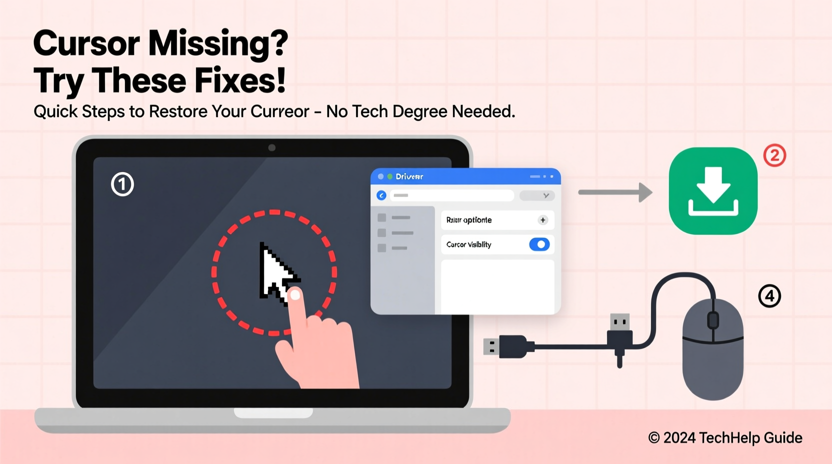 cursor missing on laptop reasons quick fixes