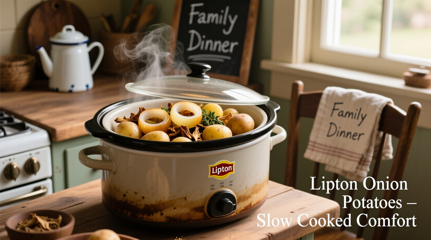 slow cooker lipton onion potatoes