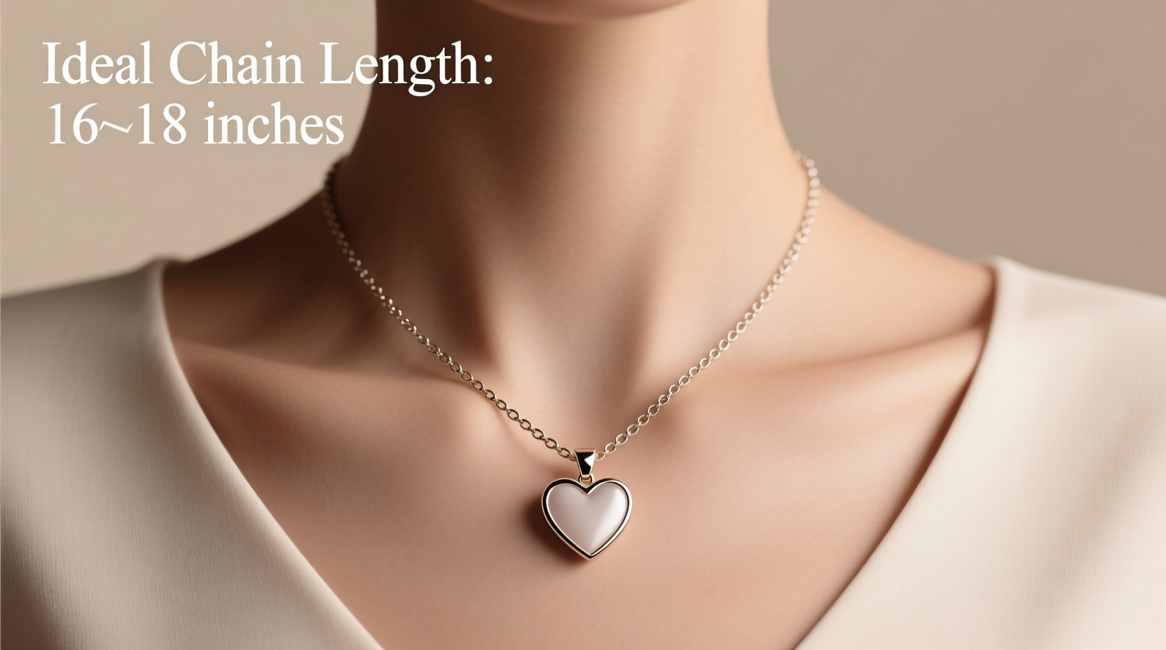 how to choose the ideal chain length for your heart pendant tips for flattering fit and style