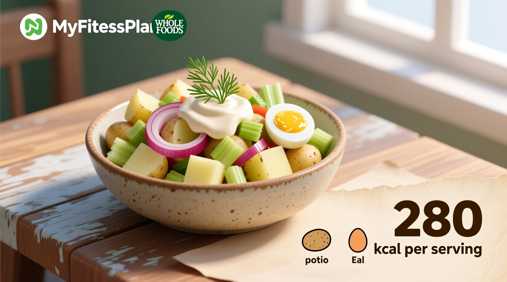 potato salad calories