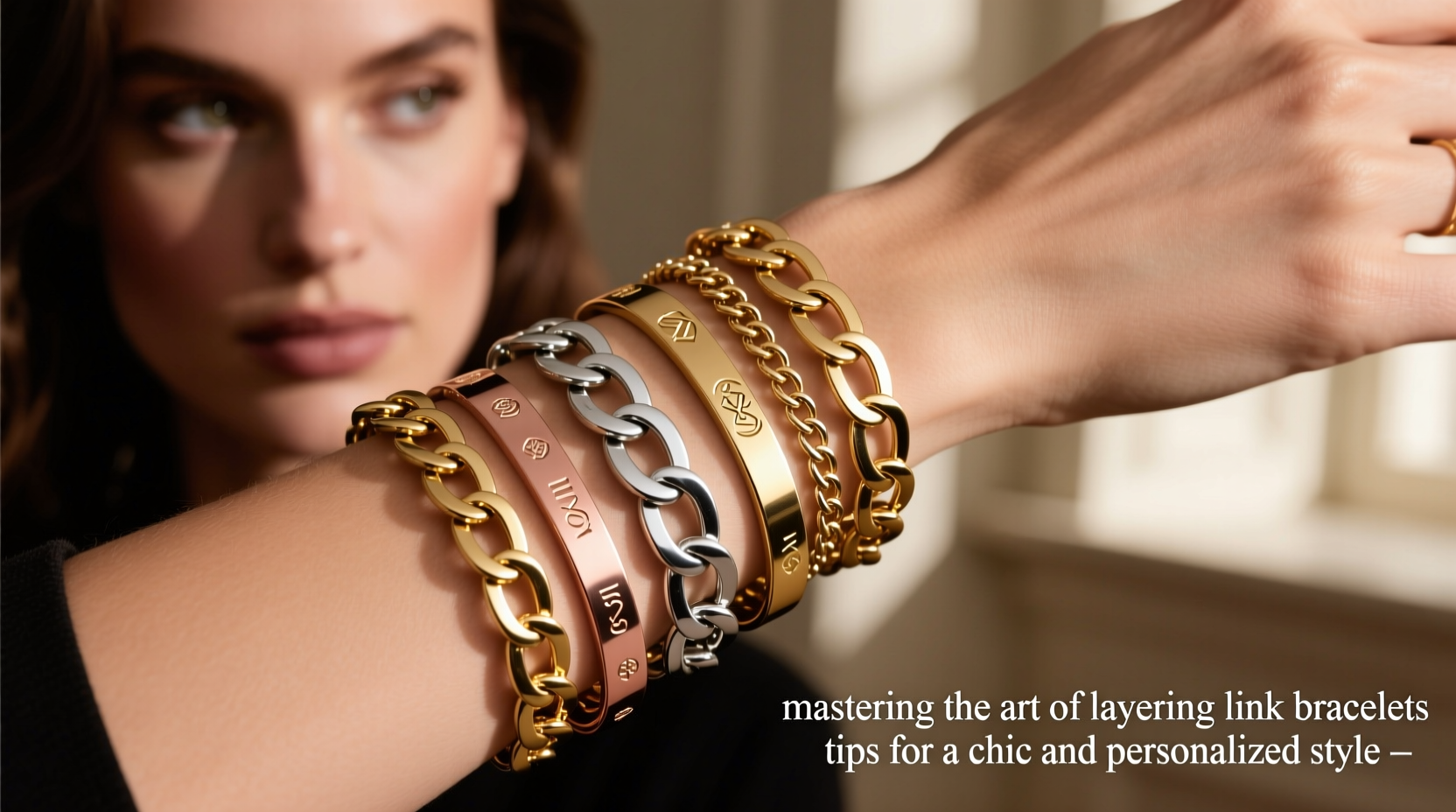 mastering the art of layering link bracelets tips for a chic and personalized style