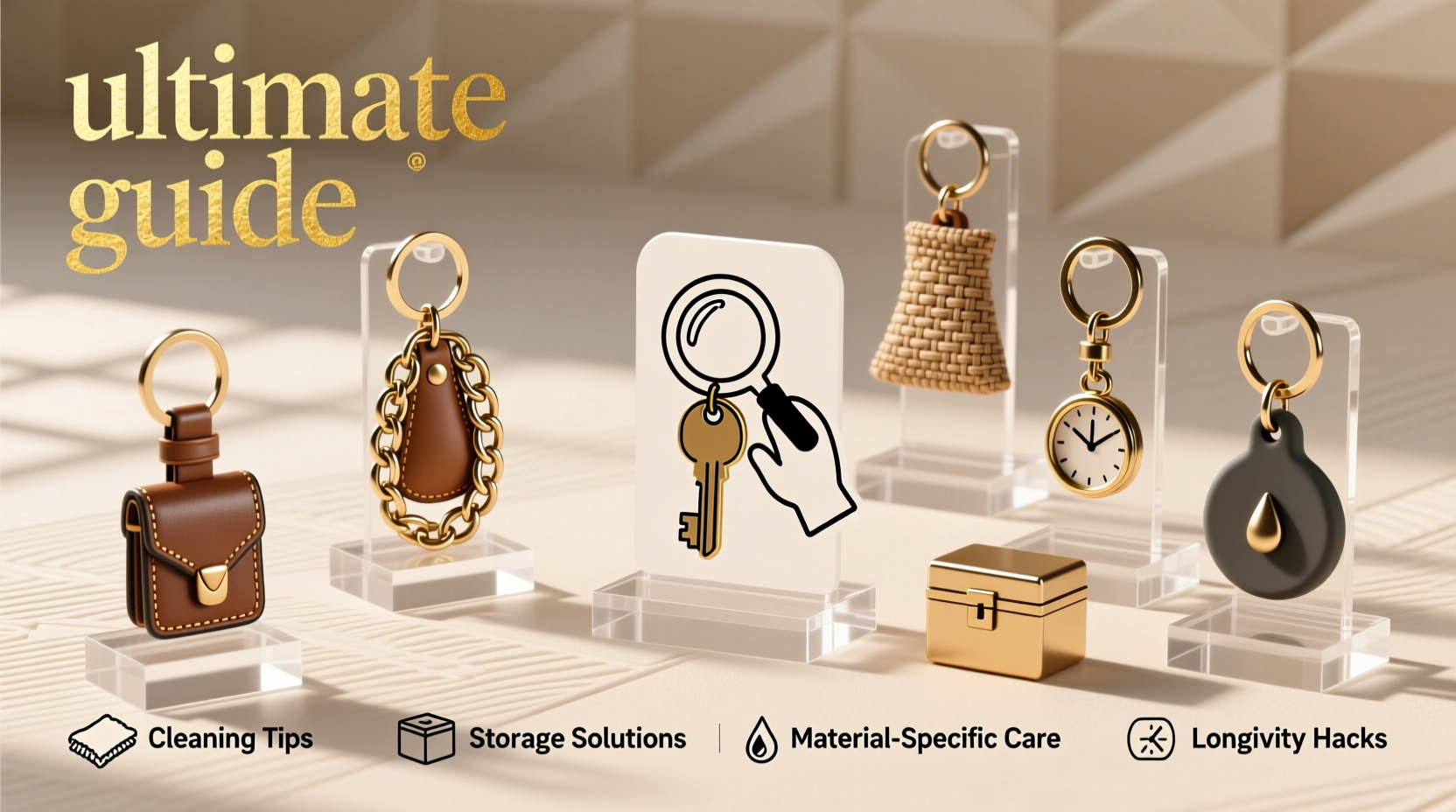 the ultimate guide to cleaning and caring for all types of fashion keychains