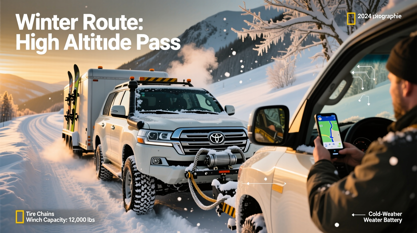 winter towing land cruiser guide