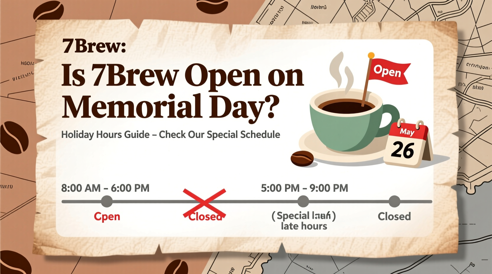 is 7brew open on memorial day