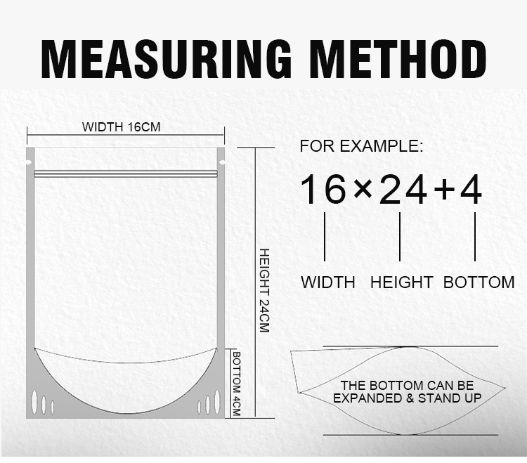 Cello Party Transparent Opp Square Block Bottom Bags, Runtz Mylar Bags Child Resistant Ziplock Stand Up Pouch