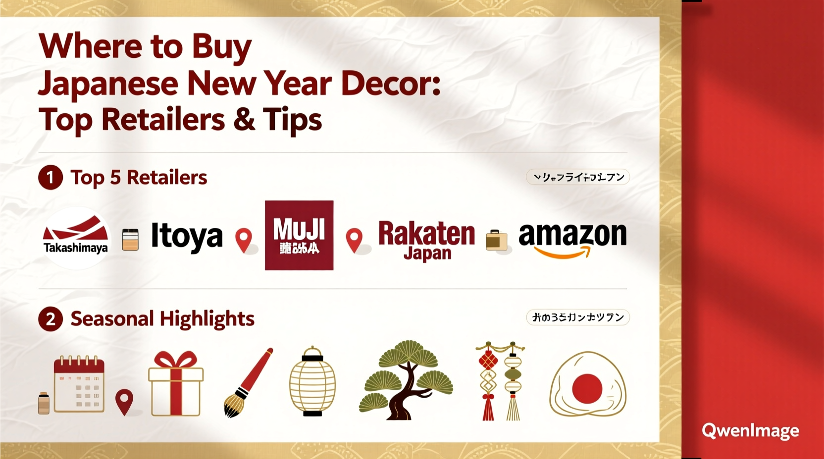 where to buy japanese new year decor style