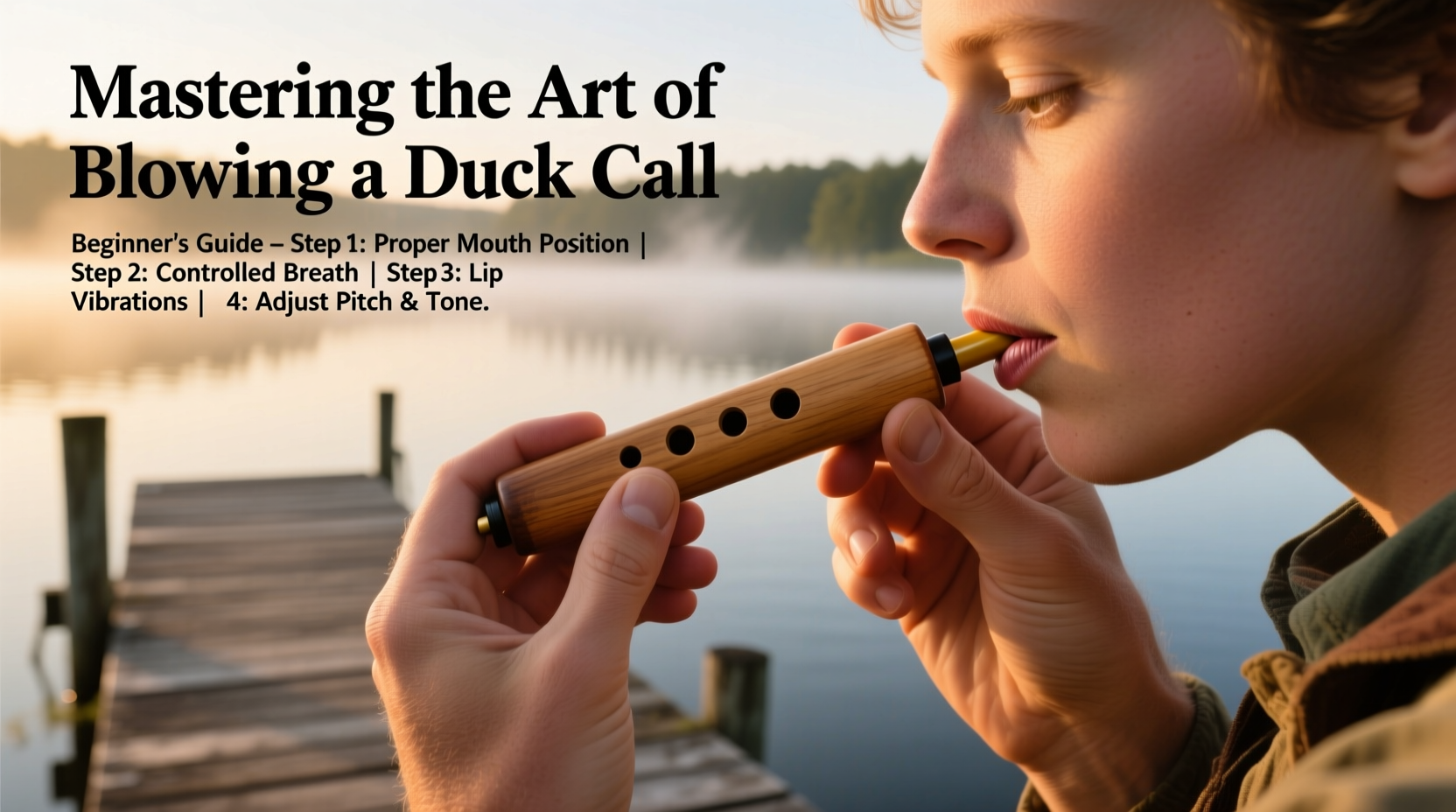 mastering the art of how to blow a duck call step by step tips for beginners