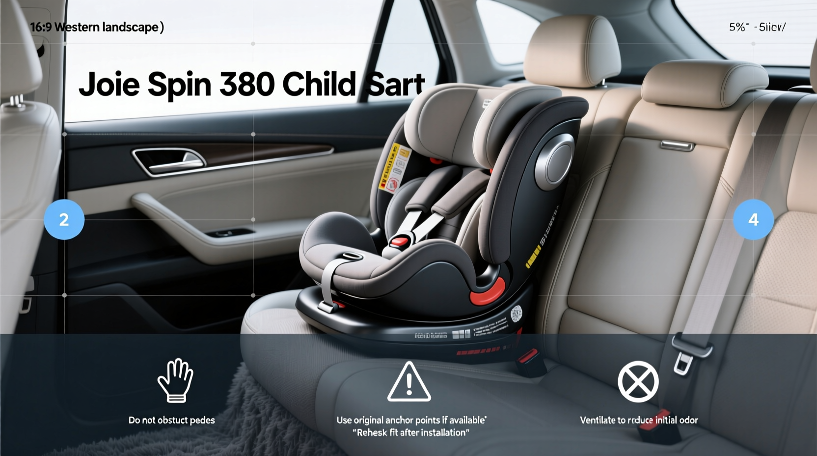 joie spin 360 child car seat