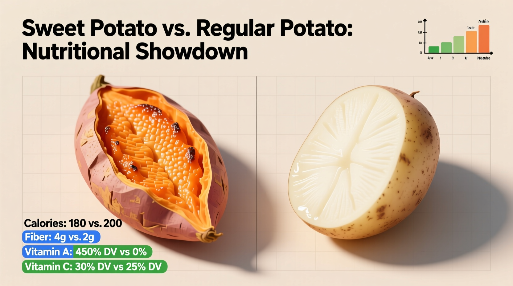 Sweet Potato vs Regular Potato: Which Is Healthier?