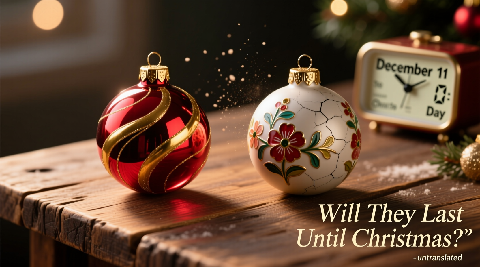 acrylic vs enamel ornaments will they even last until christmas