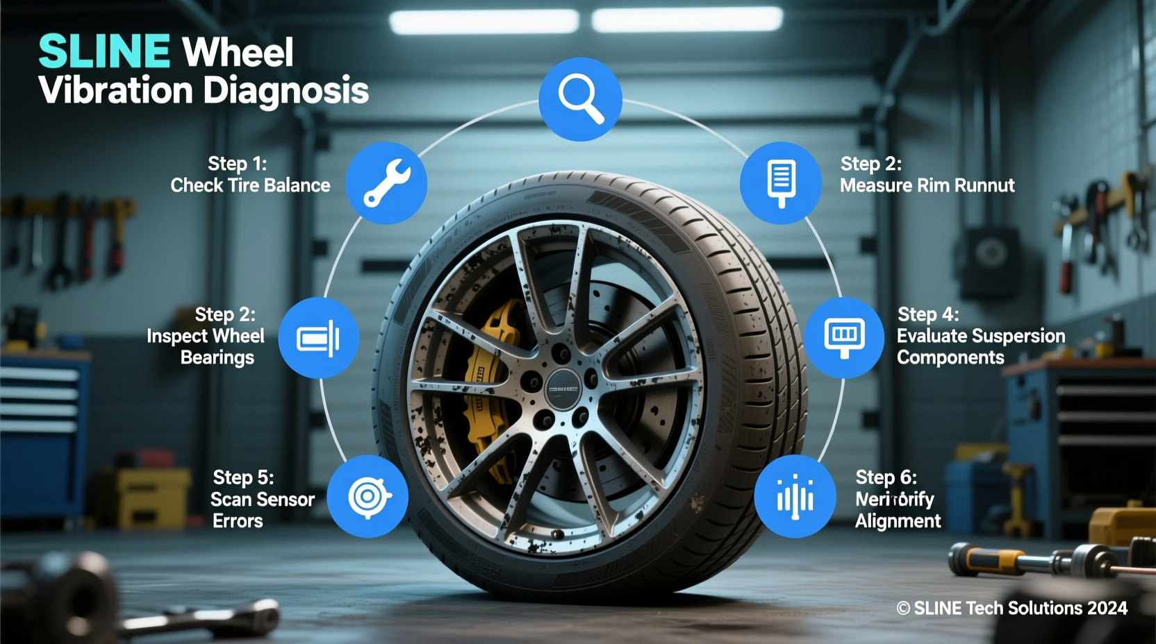 sline wheel vibration diagnosis