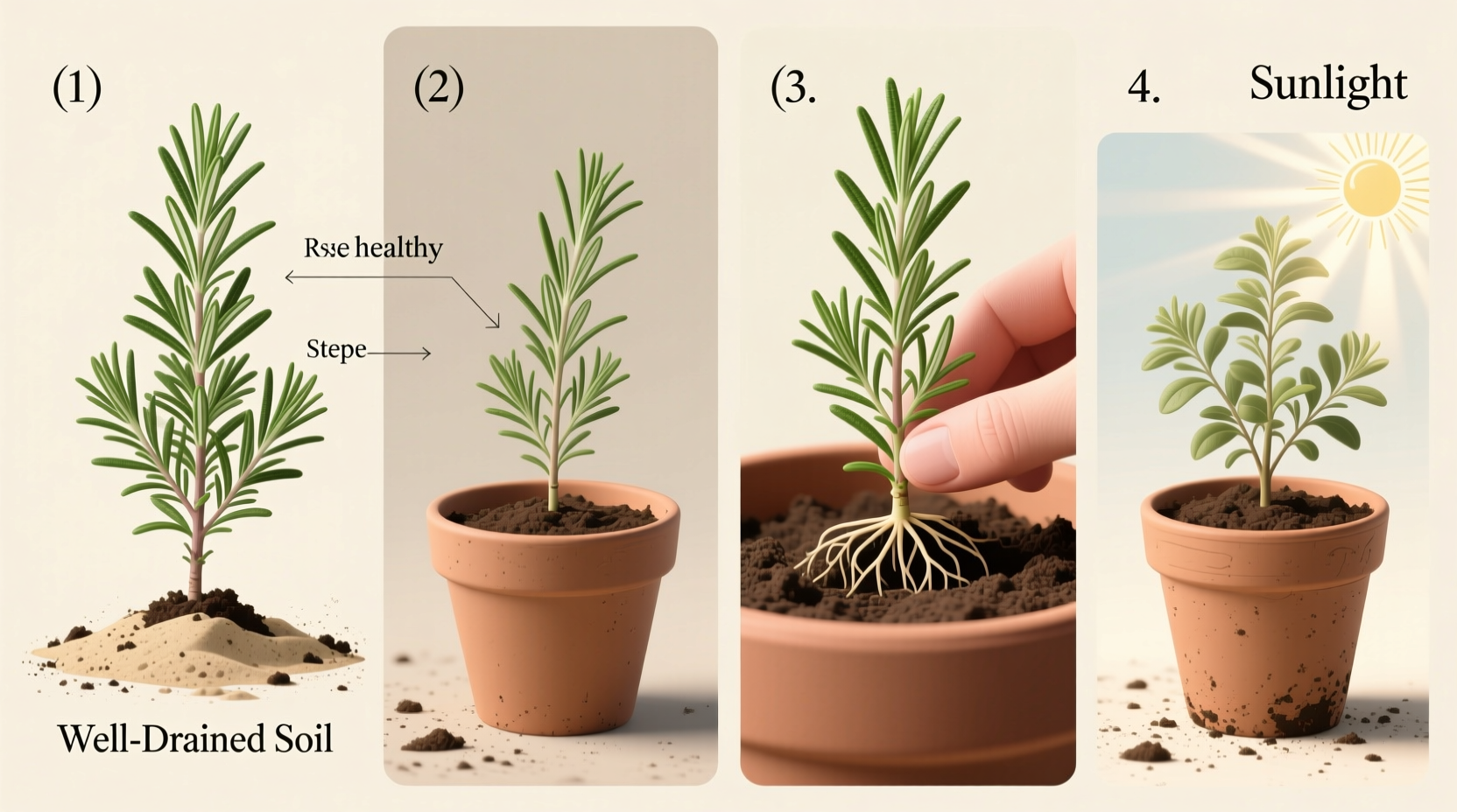 how to plant a rosemary plant