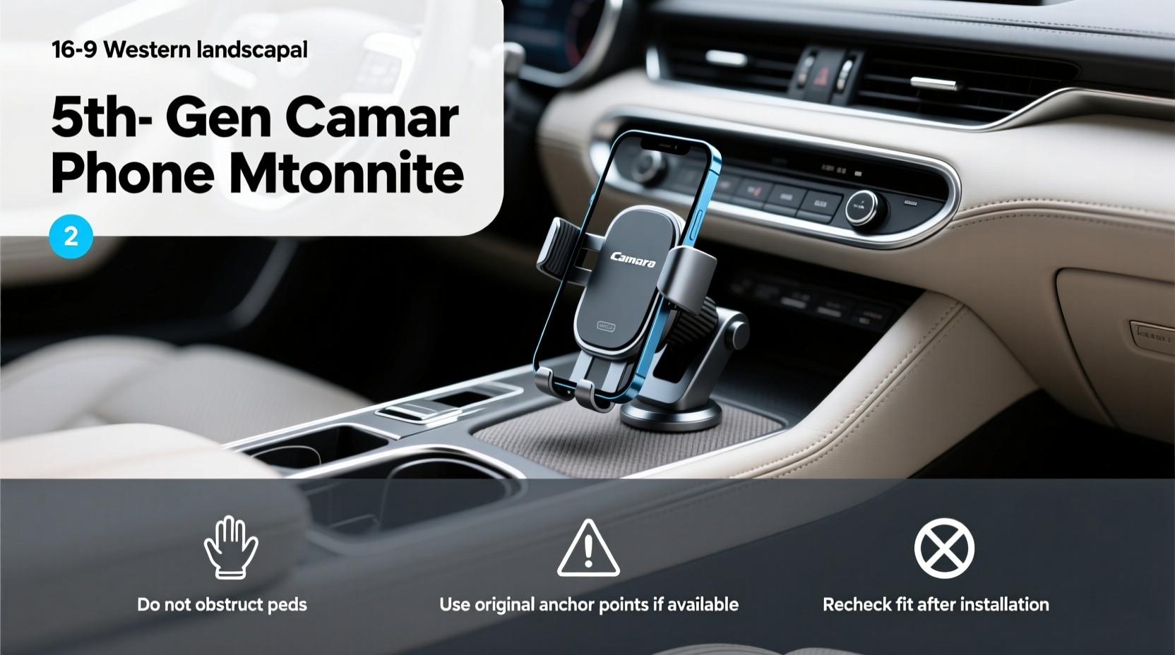 5th Gen Camaro Phone Mount Buying Guide: How to Choose