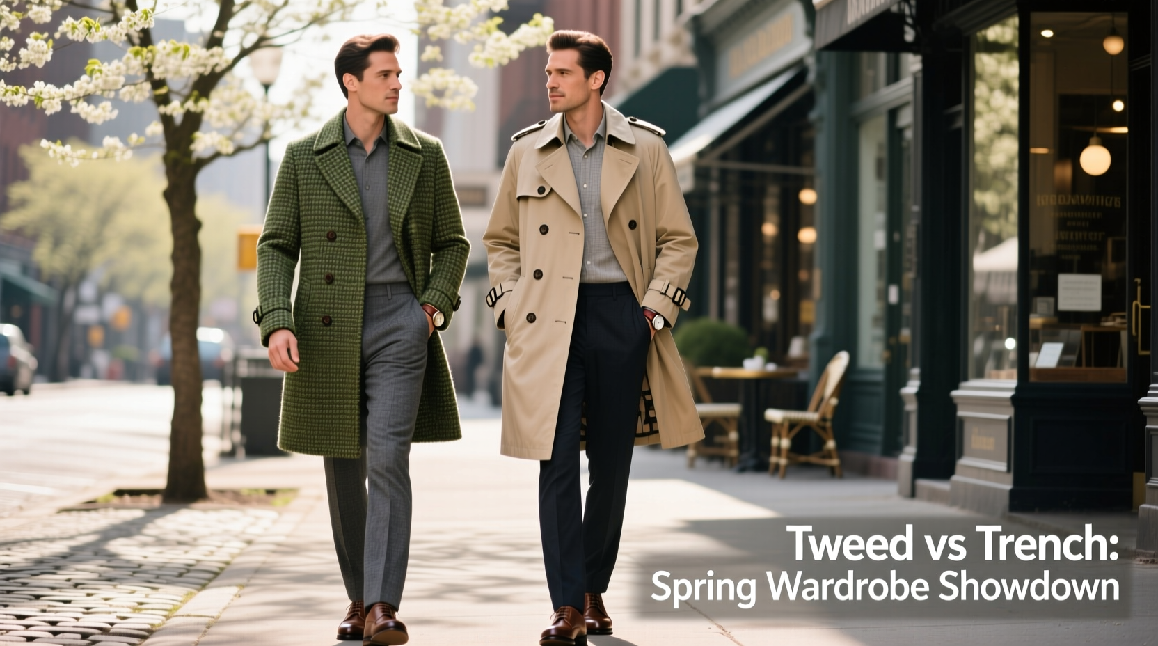 tweed coat or trench coat for spring which one actually works better with everything