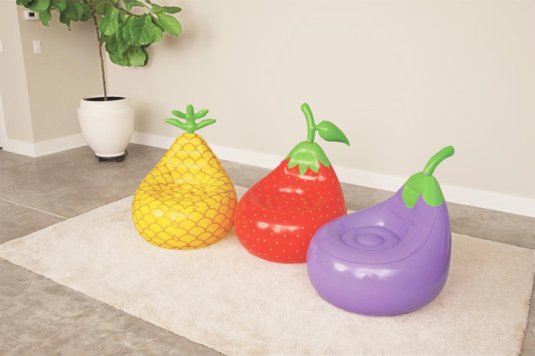 高品质水果形状儿童椅子婴儿充气沙发