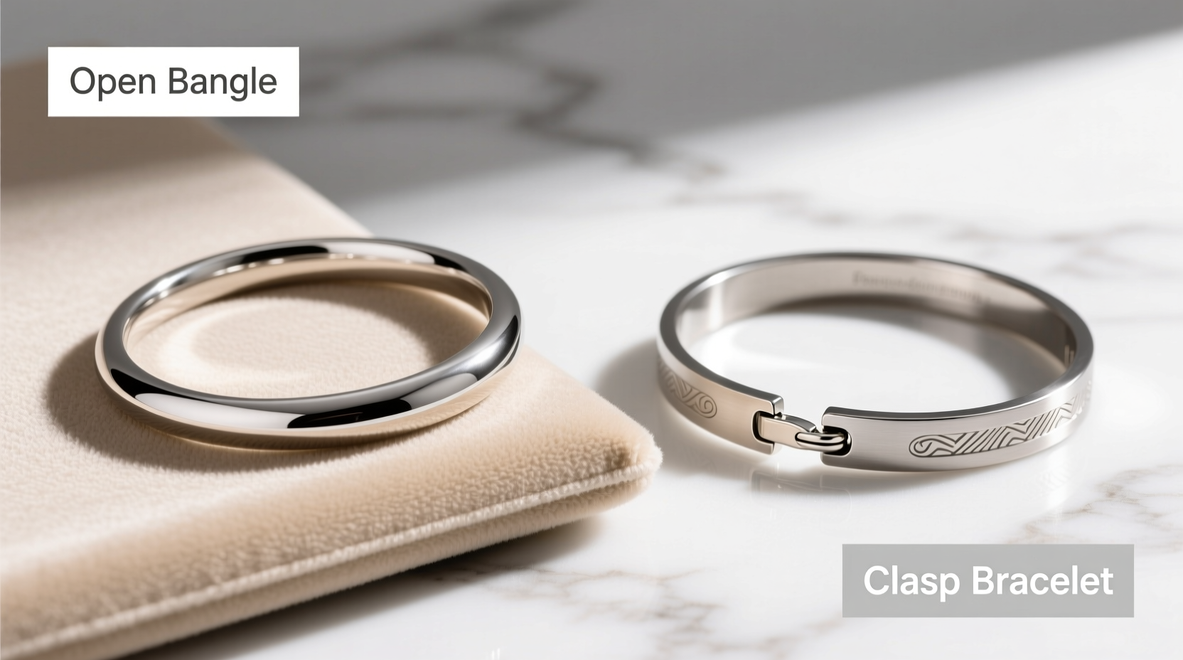 open bangle vs clasp bracelet which is actually easier to wear every day