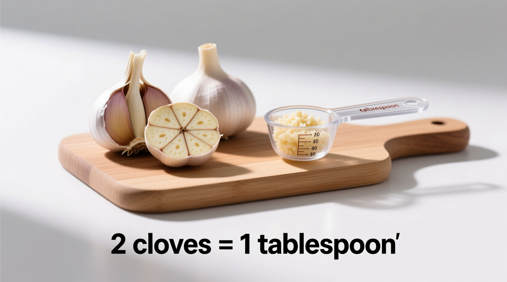 how many tbsp is 2 cloves of garlic