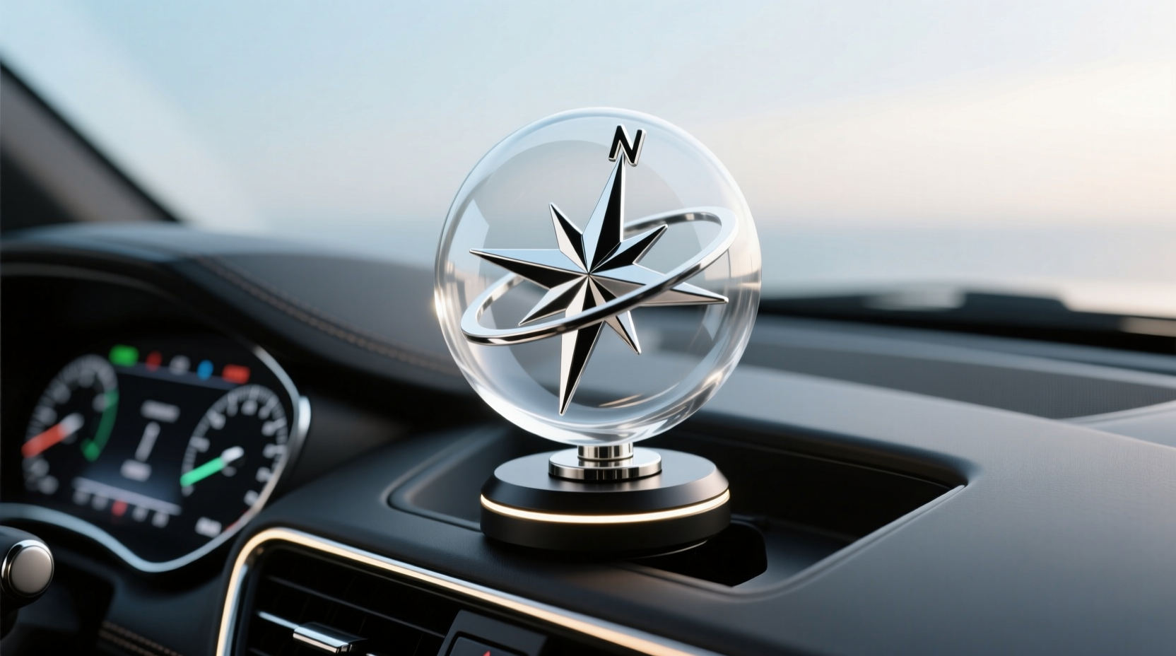 how to create a dashboard ornament that smoothly moves with your cars turns