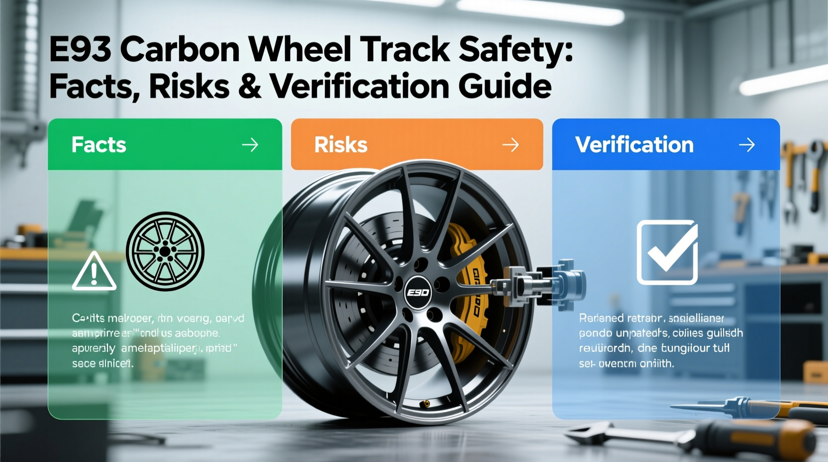 e93 carbon wheel track safety
