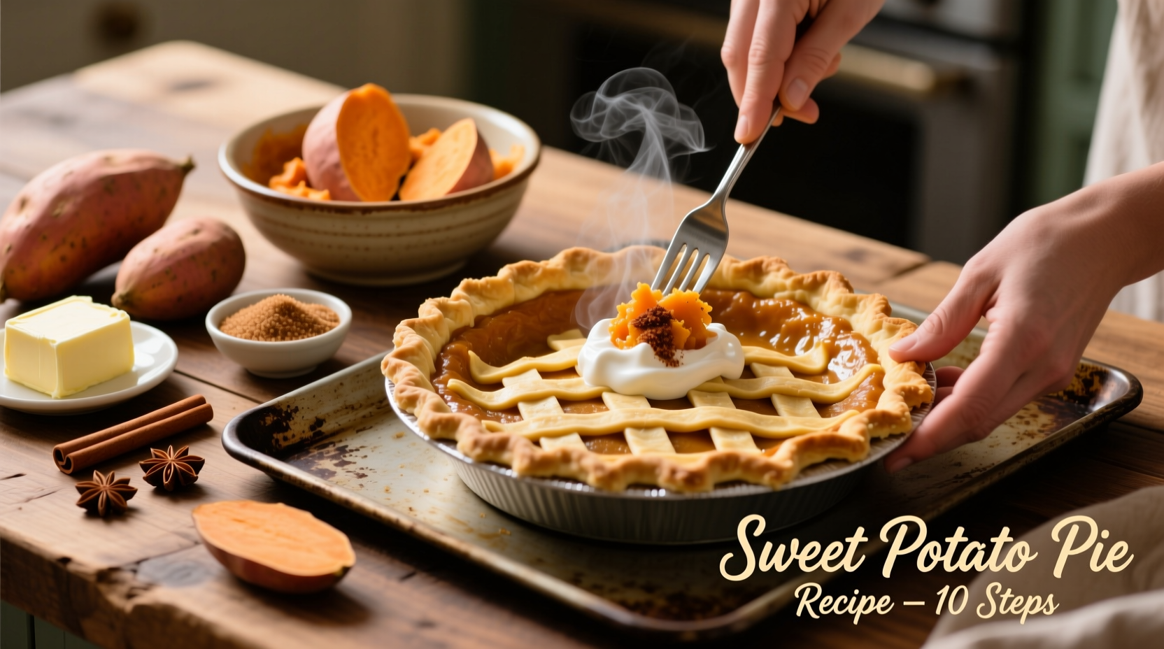 how to make a sweet potato pie