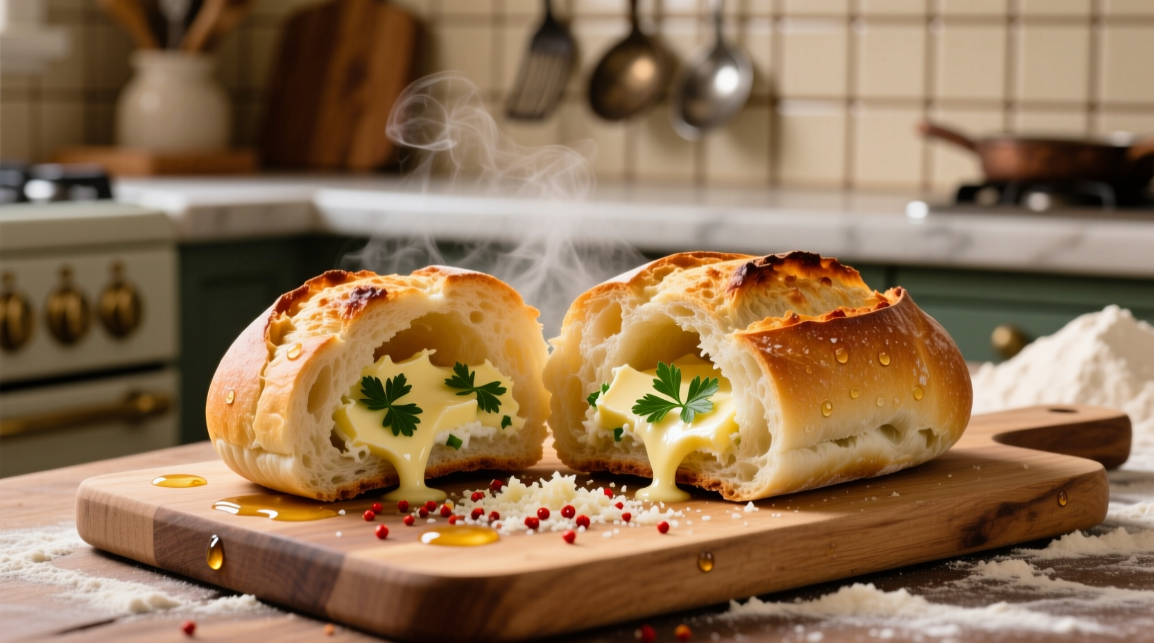 Perfect Homemade Garlic Bread Recipe in 25 Minutes