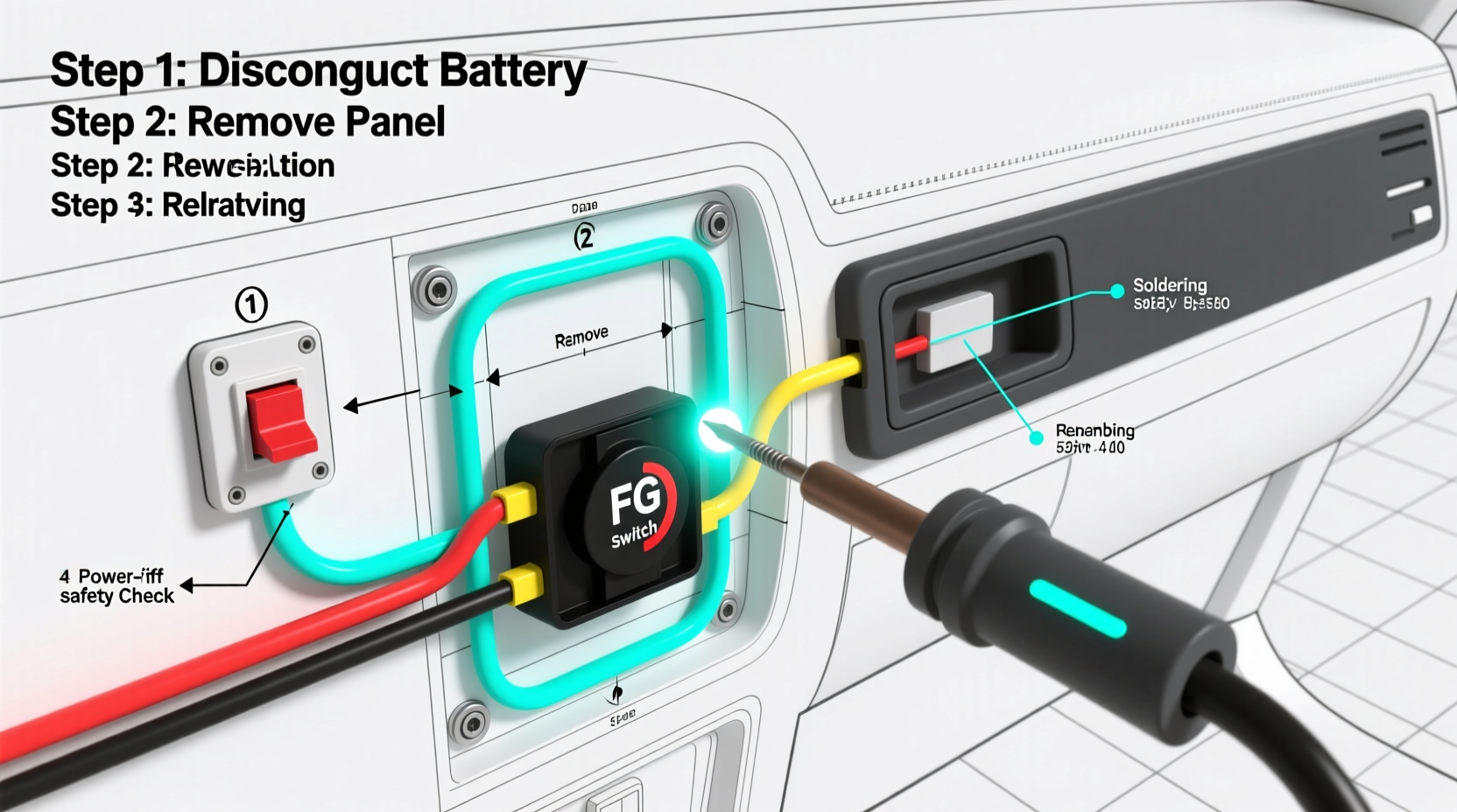 fg fog switch wiring fix