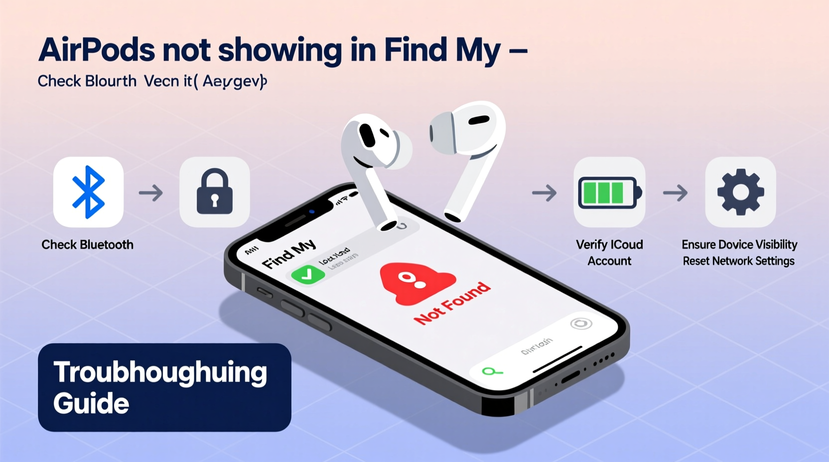 airpods not showing in find my troubleshooting solutions