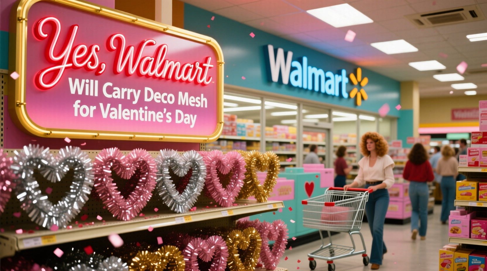 is walmart going to carry deco mesh for valentines day