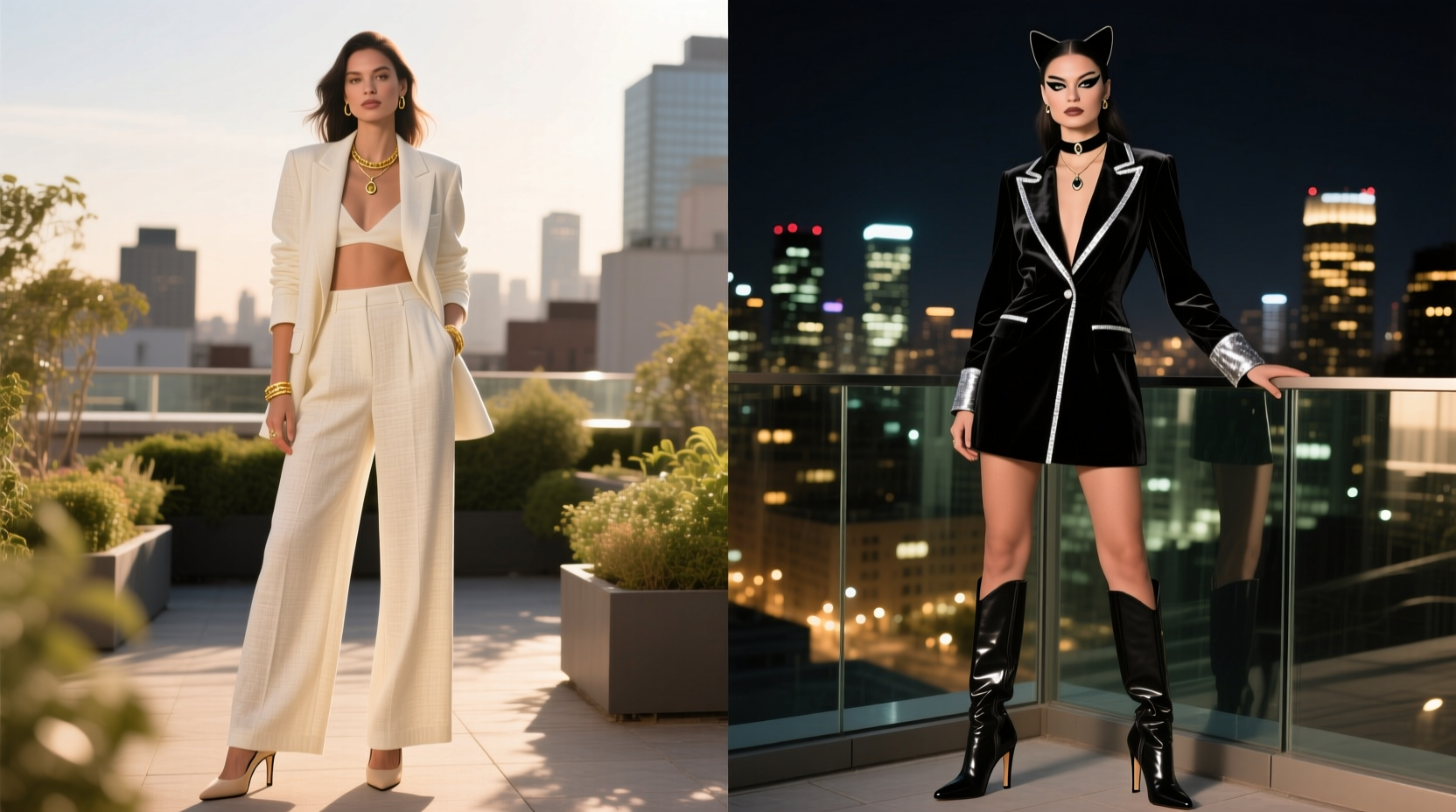 mastering the art of transitioning a two piece outfit from day to night with style