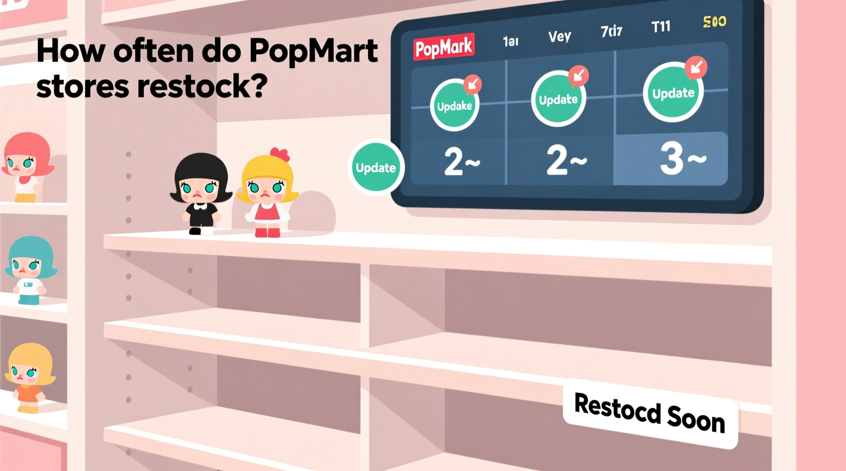 how often do popmart stores restock