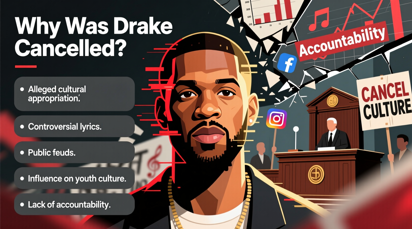 why was drake cancelled possible reasons explanations