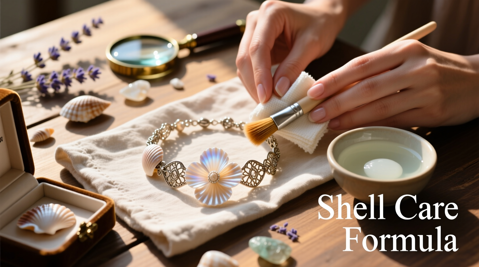 expert tips for safely cleaning and maintaining delicate shell flower bracelets